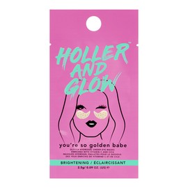 Holler and Glow You're So Golden Babe, Glitter Hydrogel Under-Eye Masks