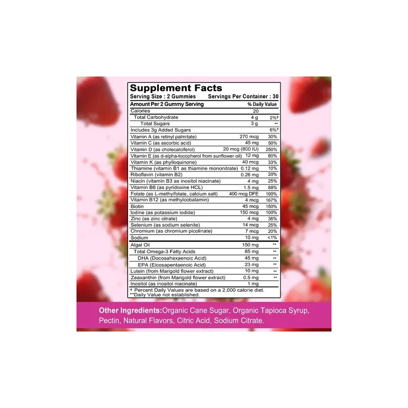 Gomitas Multivitamínicas Kenofor Omega-3 Para Adolescentes