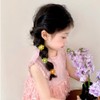 FASELE ヘアゴム ゴム 髪ひも ヘアアクセサリー まとめ髪 キッズ 小学生 フラワー 女の子