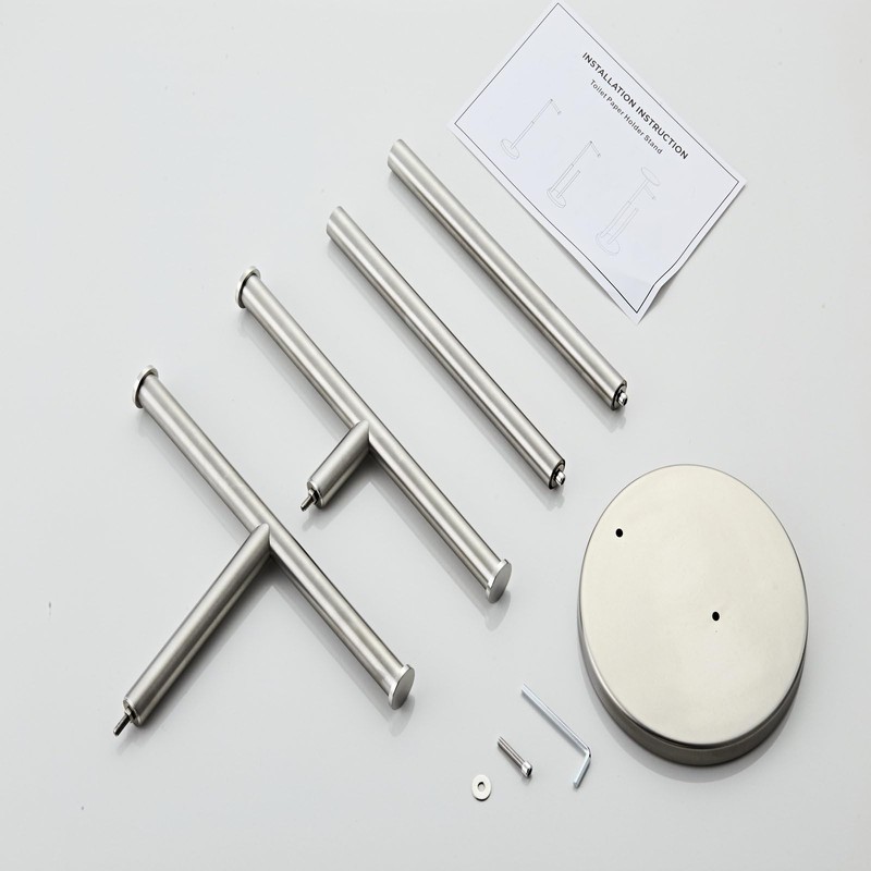 SHUNLI Hand Towel Holder Stand, Double Towel Rack Free Standing
