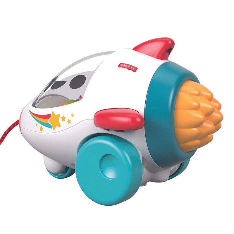 Fisher-Price GCV74 Rolling Rocket, Multicoloured, 1 Stück (1er Pack)