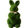 Artificial Moss Bunny Garden Statues Ornaments Durable Lightweight Artificial Animal