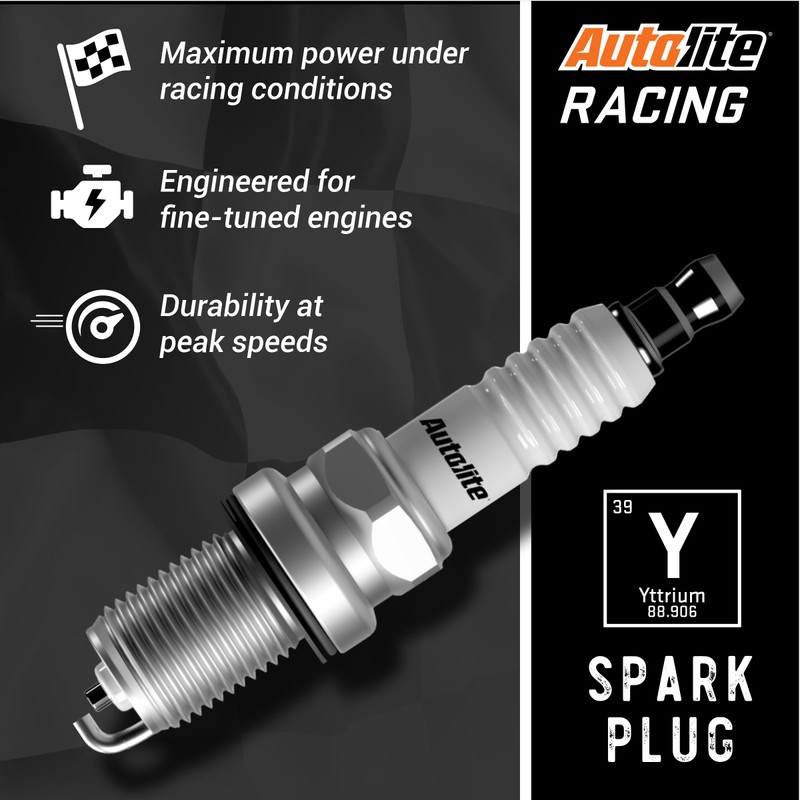 Autolite AR3933-4PK High Performance Racing Non-Resistor Spark Plug, 4 Pack
