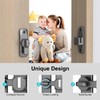 Barn Door Lock, 90/180 Degree Gate Latches, Zinc Alloy Right