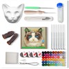 MeowPick Needle Felting Kit with Cat Head Mold, Animals Needle
