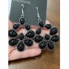Paparazzi Earrings ~ In Crowd Couture - Black