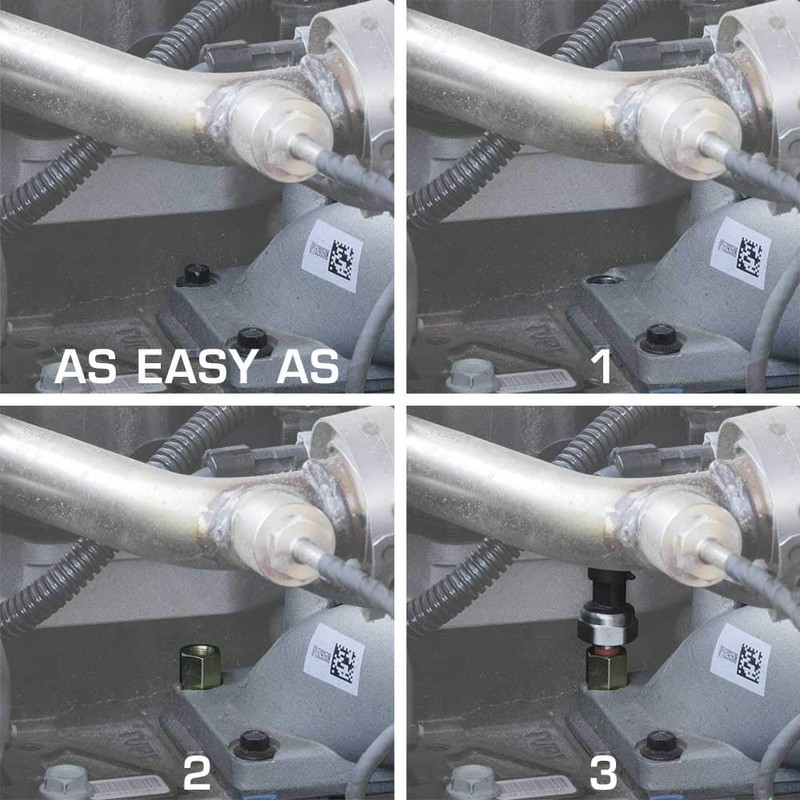 GlowShift Turbo Boost Bolt Adapter Compatible with 6.7L Dodge Ram