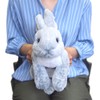 Knee Rabbit Plush Toy, Gray