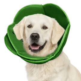 Allroaring Dog Cone Collar After Surgery,Wound Care,Spay,Neuter,After Surgery,Dog Recovery Collar,E-Collar for Large/Medium/Small Dogs Cat,Elizabethan Collar,Alternative E Collar,OliveGreen,S