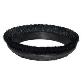 BISSELL BigGreen Commercial 237.049BG Carpet Shampoo Brush, 0.012" Bristle Diameter, Crimped 6.6 Nylon for BGEM9000 Easy Motion Floor Machine, 12", Black