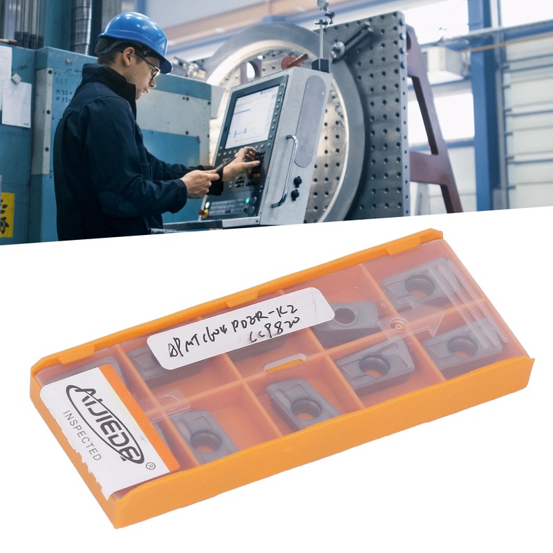 10 Pcs Carbide Turning Inserts Tin Plated CNC Milling Cutter