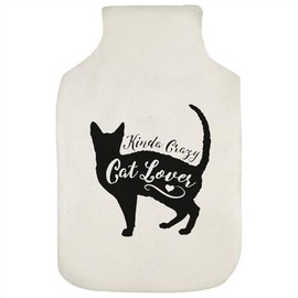 'Crazy Cat Lover' Hot Water Bottle Cover (HW00035992)