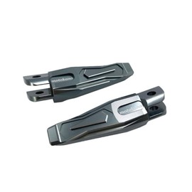 Motokano Front Foot Peg, Compatible with GSX250R GSX-250R V-Strom 250 GSR250 Footrest Pedal (Titanium)