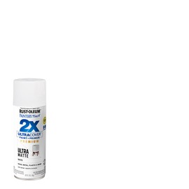 Rust-Oleum Rust-Oleum 331181-6PK Painter's Touch 2X Ultra Cover Spray Paint, 12 oz, Ultra Matte White, 6 Pack