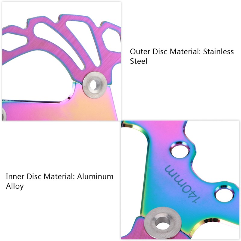 Mountain Bike Bicycle Brake Disc Floating Cooling Rotors 5 Stud