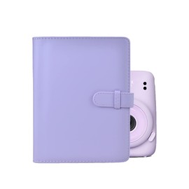 MUZIRI KINOKOO 128 Pockets Photo Album for Fuji Instax Mini 12/11/9/8/7+/EVO /25/90 Camera - Purple