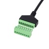 SinLoon Ethernet RJ45 Male Plug to 8 Pin Screw Terminal