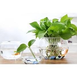 Hewnda Glass Stones, 1Lb/460g Dark Blue Pebbles, Aquarium Gravel for Fish Tank Decorative Vase Filling