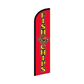 Fish & Chips - Windless Banner Flag