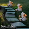 Cat Garden Statues Outdoor, Solar Cat Statues, Decoration with Cat