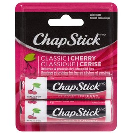 ChapStick ChapStick Classic Cherry (2 Pack) Lip Balm, Skin Protectant, 4 g (Pack of 2)