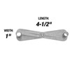 OEMTOOLS 25043 Fuel Line Disconnect Tool, For Releasing 5/16" and
