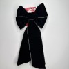 Holiday Time Christmas Black Velvet Bows Indoor Outdoor Wreath Fence