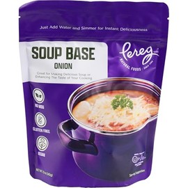 Pereg Onion Flavored Soup Base, 12 oz (3 Pack) | Vegan, Gluten-Free, No MSG | All-Natural Dry Broth Mix for Soups, Stews, Grains & Cooking | Kosher (including Passover)