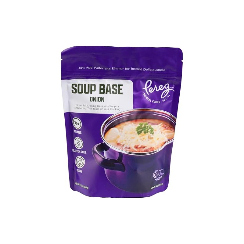 Pereg Onion Flavored Soup Base, 12 oz (3 Pack) |