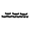 10pcs Leather Punch Incisive Thick Shallow Circle Shape High Carbon