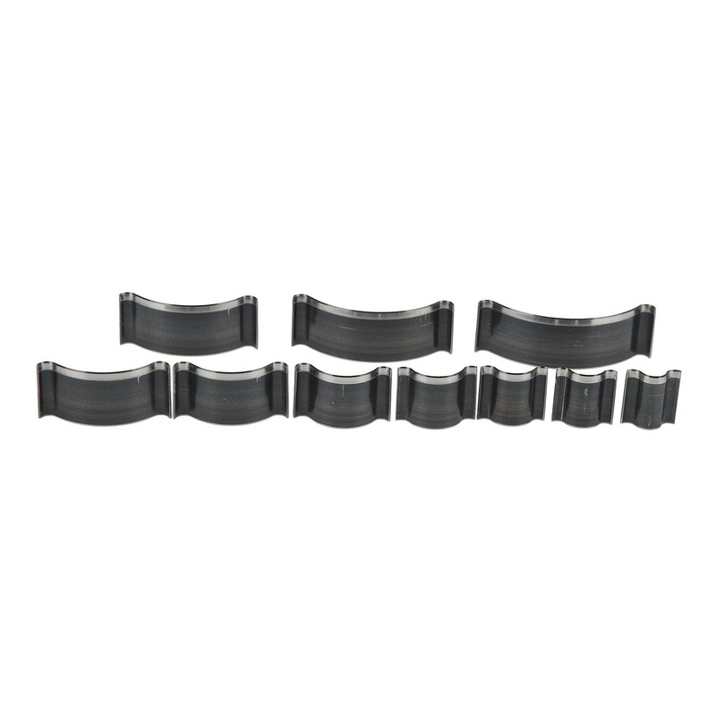 10pcs Leather Punch Incisive Thick Shallow Circle Shape High Carbon