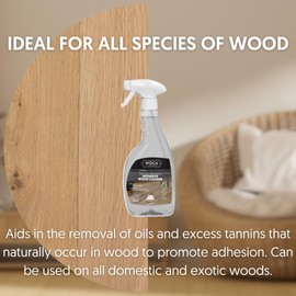 WOCA Denmark Intensive Wood Cleaner 750 ML, Ready to use spray for the preparing and treatment of raw wood.