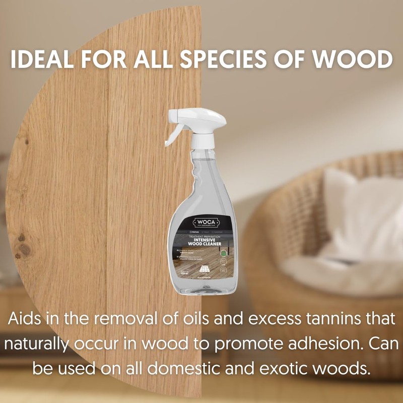 WOCA Denmark Intensive Wood Cleaner 750 ML, Ready to use