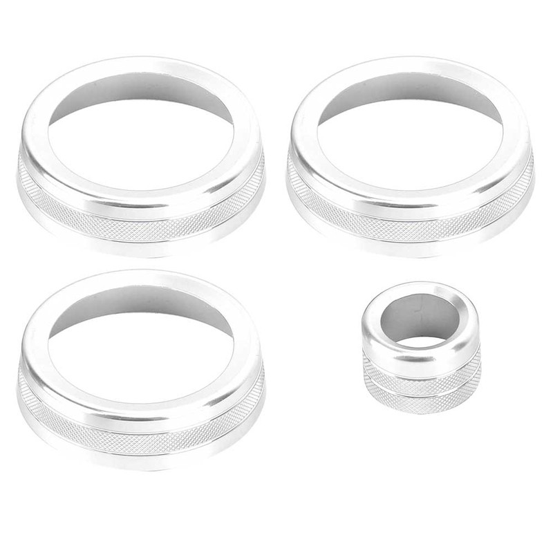 4Pcs AC Air Conditioning Knob Trim Cover Fit For Range