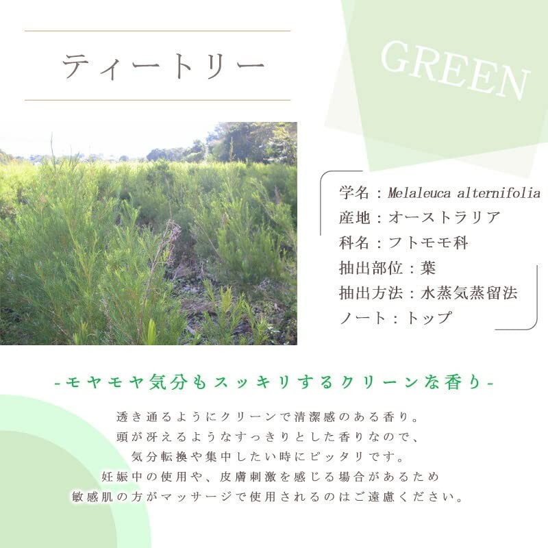 Tea Tree 10ml e-aroma Essential Oil Essential Oil Aroma Oil