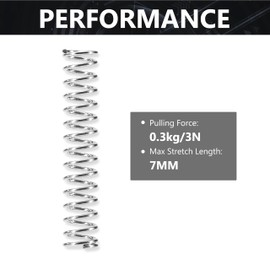 GUNGY Compression Spring Stainless Steel Spring Compression Springs 15 mm Wire Diameter 0.32 mm Outer Diameter 3 mm Length 15 mm Maximum Spring Force 0.3 kg Pack of 20