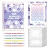ROSYLEVE 100 Envelope Saving Challenge with 6 Pieces Highlighter with