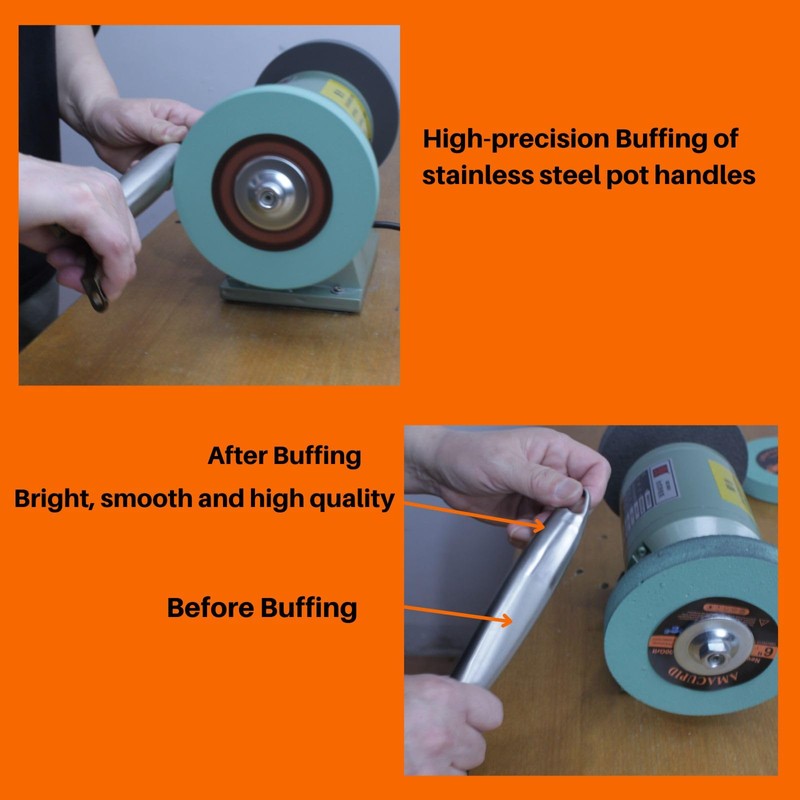 Elastic Polyurethane Buffing Wheels 6 Inch 2000 Grit. for Mirror