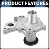 INFINAUTO Water Pump, Front 16x14.5cm Engine Water Pump with Rubber