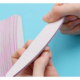 Nail preparation, nail supplies, sanding buffer, sanding block, half-moon file, 12p / 손톱정리 네일용품 샌딩버퍼 샌딩블럭 반달파일 12p