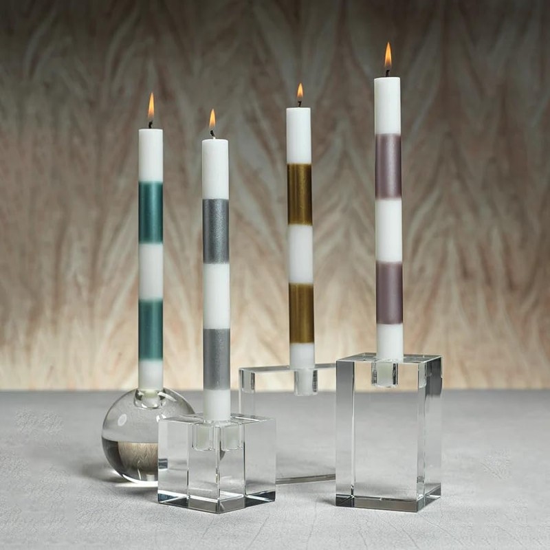 Zodax | Modern & Festive Formal Taper Candles | 10"