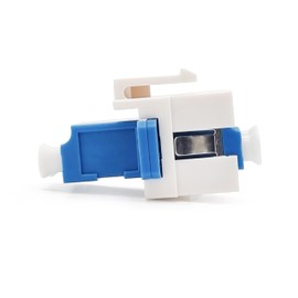 maintec Fibre Optic Connection Box 1x Duplex LC-UPC/LC-UPC Surface-Mounted Fiber Optic Keystone, Suitable for FTTH White