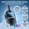 Reusable Gel Wine Cooler Sleeve, Fits 750ml Bottles for Red