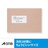 エーワン ラベルシール インクジェット A4 12面 100シート 28916