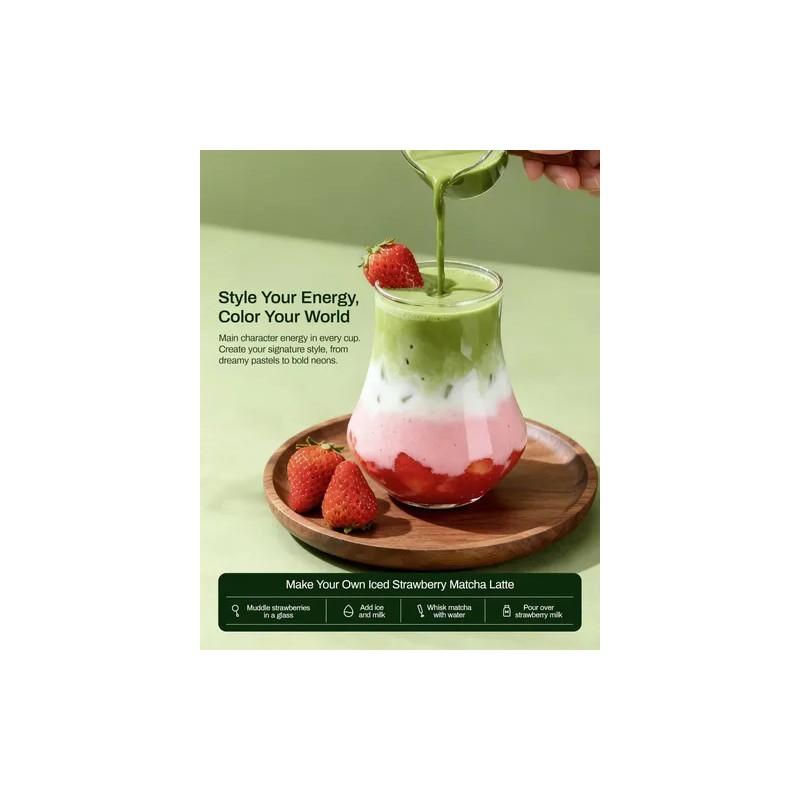 Viberon Té Verde Matcha Ceremonial Orgánico Viberon En Polvo