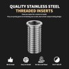 SENNMONN Thread Repair Inserts M11X1.25X28.2MM Insert Qty 10 Stainless Steel