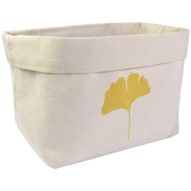 Large 'Yellow Ginkgo Leaf' Canvas Organiser/Storage Bag (OR00031831)