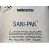 Celeste Sani-Pak Aircraft Lavatory Chemical Toilet Deodorant Biodegradable Packets, 100ct