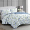 MARTHA STEWART King Size Quilt Bedding Set - 3 Piece,