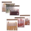 Double Quable Zip-it Food Storage Bags Multipack – Non-BPA Silicone